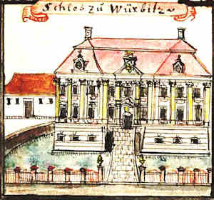 Schlos zu Würbitz - Pałac, widok ogólny